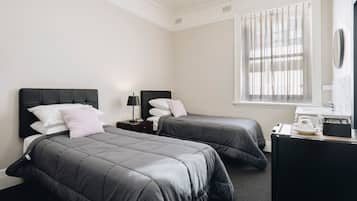 Free WiFi, bed sheets