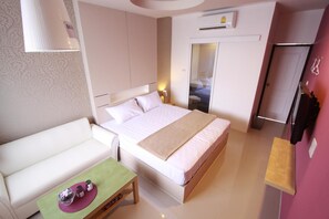 Bộ đồ giường cao cấp, minibar, truy cập Internet không dây miễn phí 