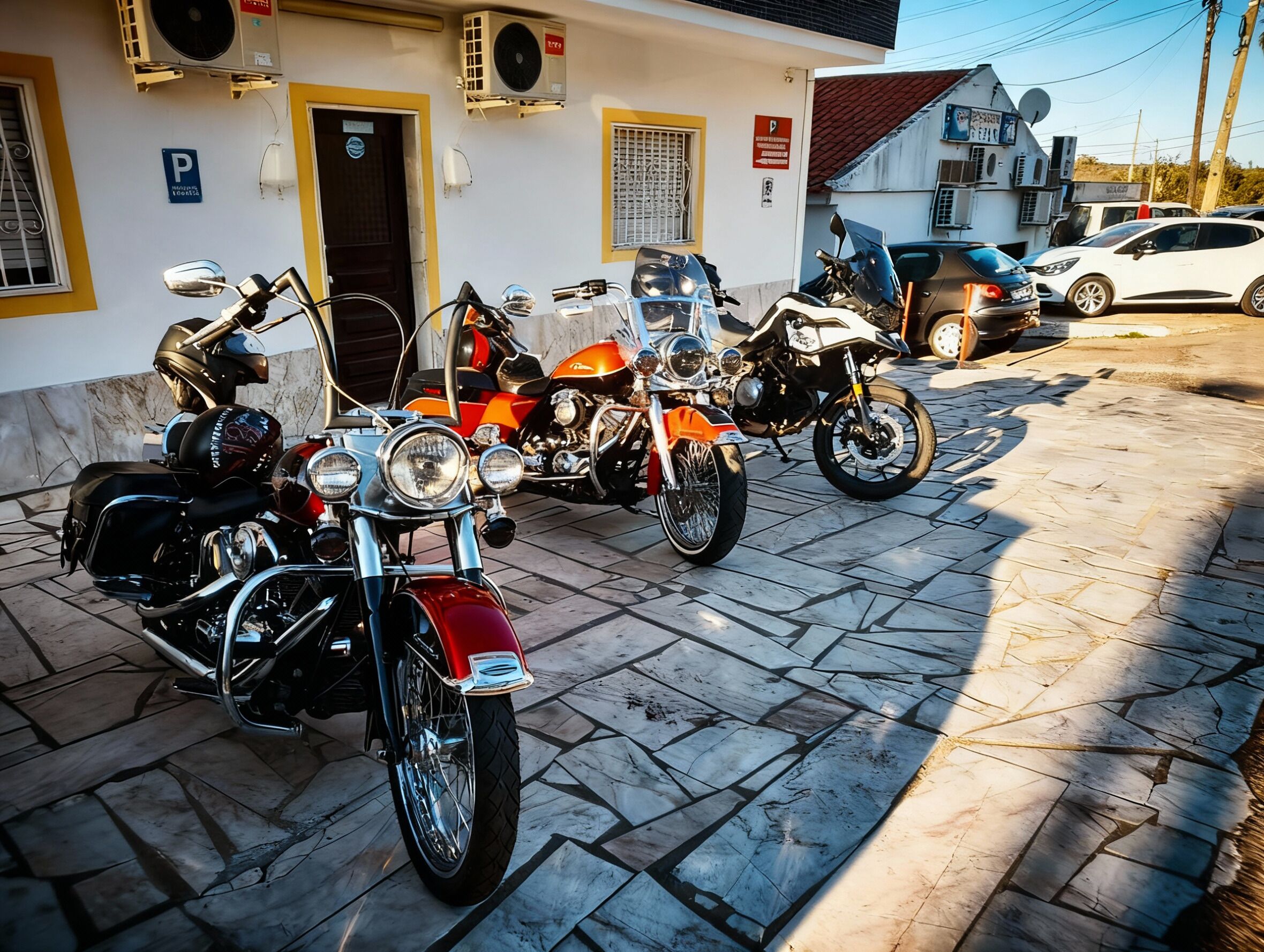 Voorkant van accommodatie