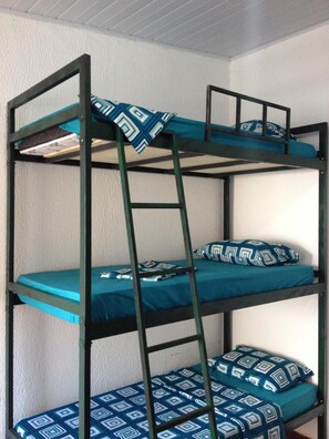 Blackout curtains, iron/ironing board, free WiFi, bed sheets