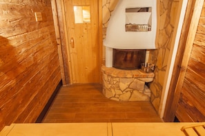 Steam room, facials, manicures and pedicures