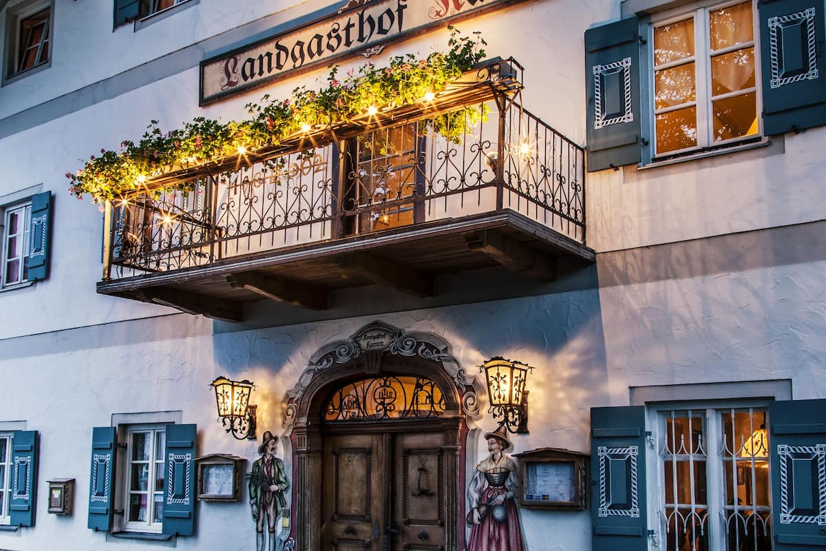 front of property – evening/night