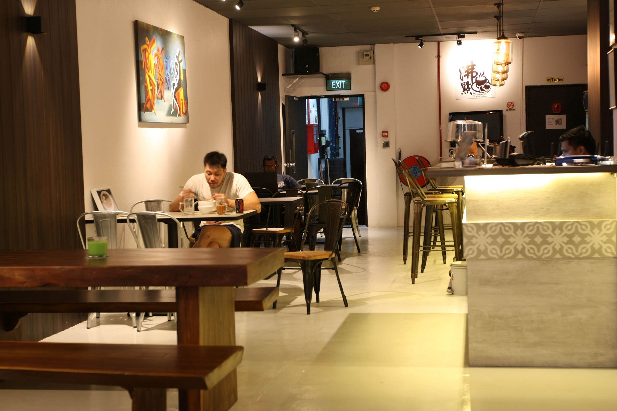 Sala de estar en el lobby