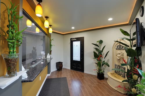 Interior entrance