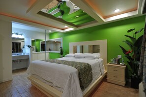 ロマンティック スイート | 1 室のベッドルーム、エジプト綿のシーツ、高級寝具、客室ごとに異なる装飾