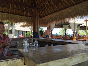 Poolside bar