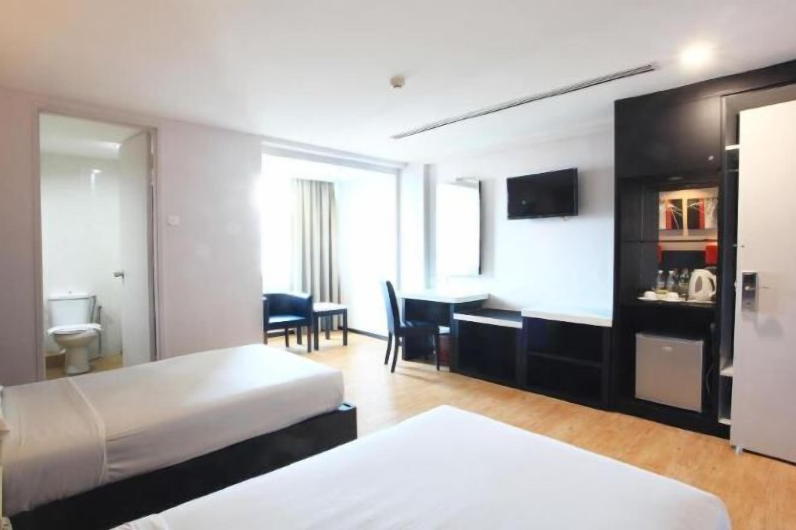 Minibar, desk, iron/ironing board, rollaway beds