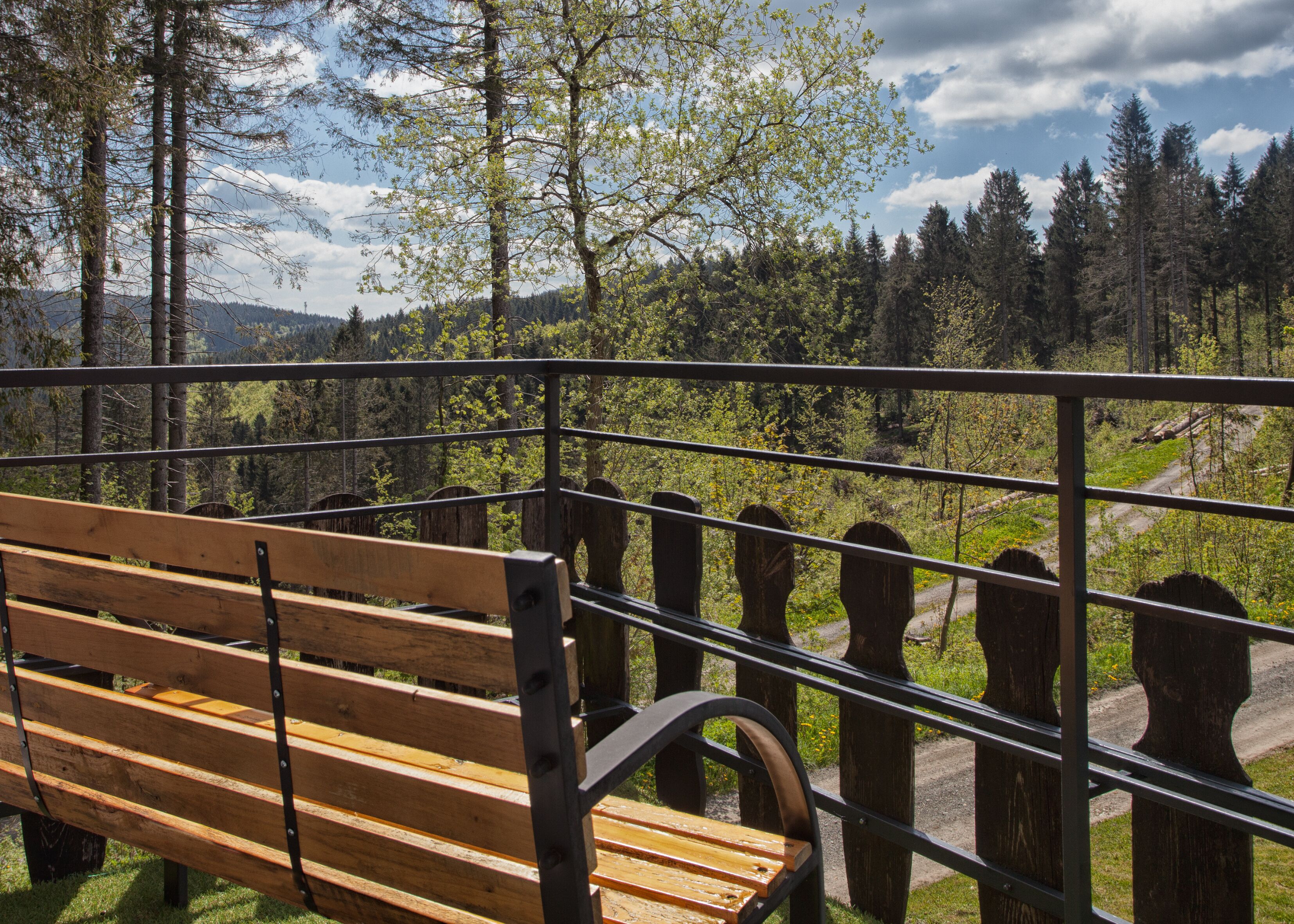 Großes Doppelzimmer | Blick vom Balkon