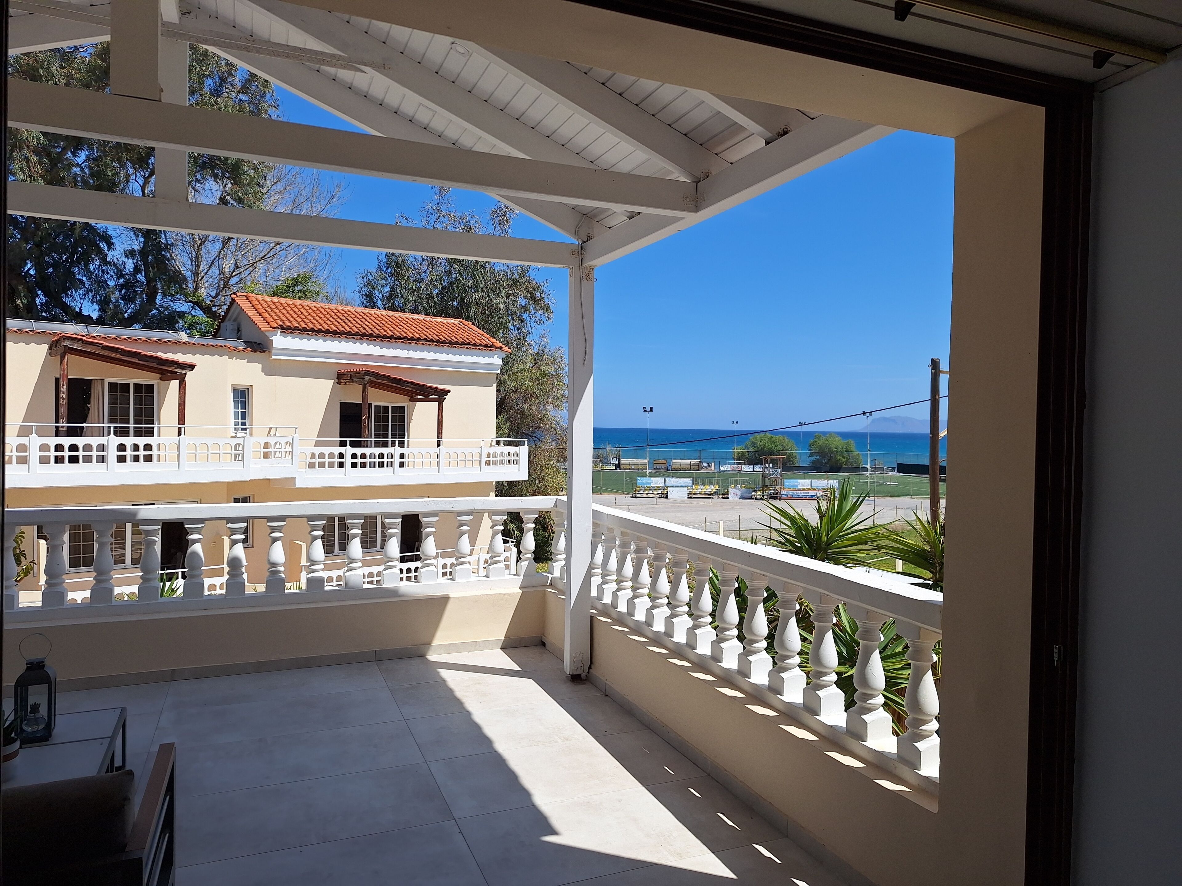 Apartamento superior, 2 habitaciones, vistas al mar | Vistas del balcón