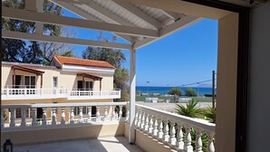 高級公寓, 2 間臥室, 海景 | 陽台景觀