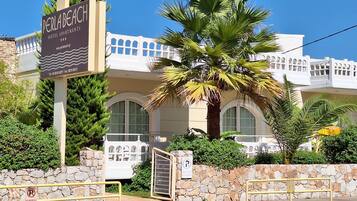 Overnatningsstedets facade