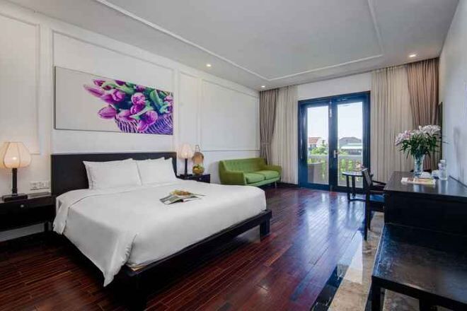 Literie de qualité, minibar, coffre-fort, décor unique