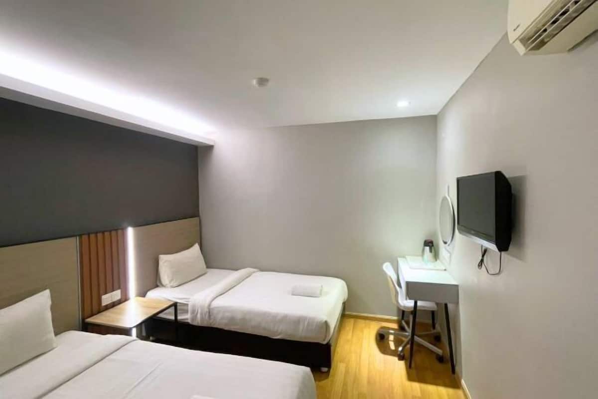 Desk, iron/ironing board, free WiFi, bed sheets