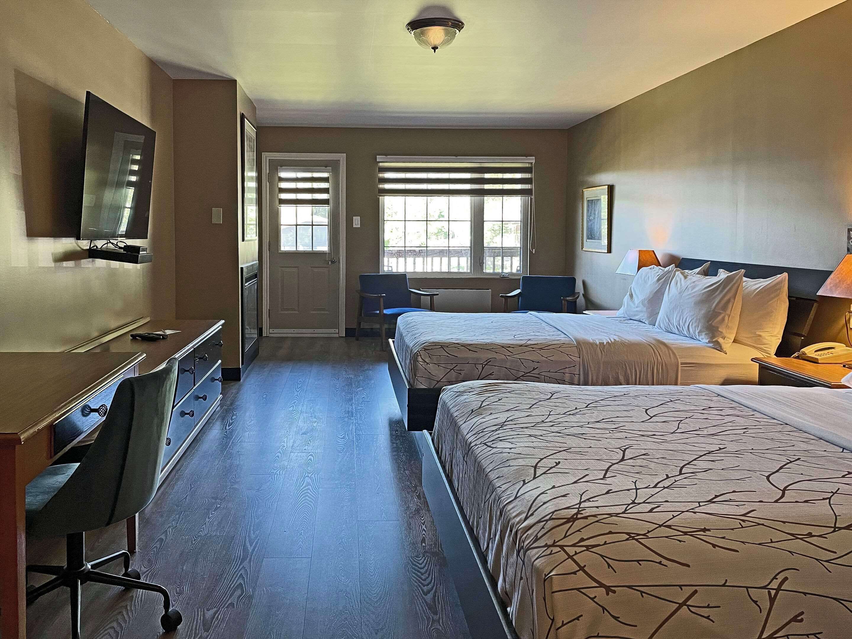 standard room, 2 queen beds, non smoking | iron/ironing board, free wifi, bed sheets