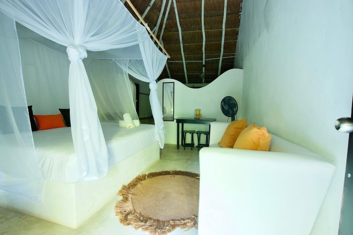 Chambre, vue jardin