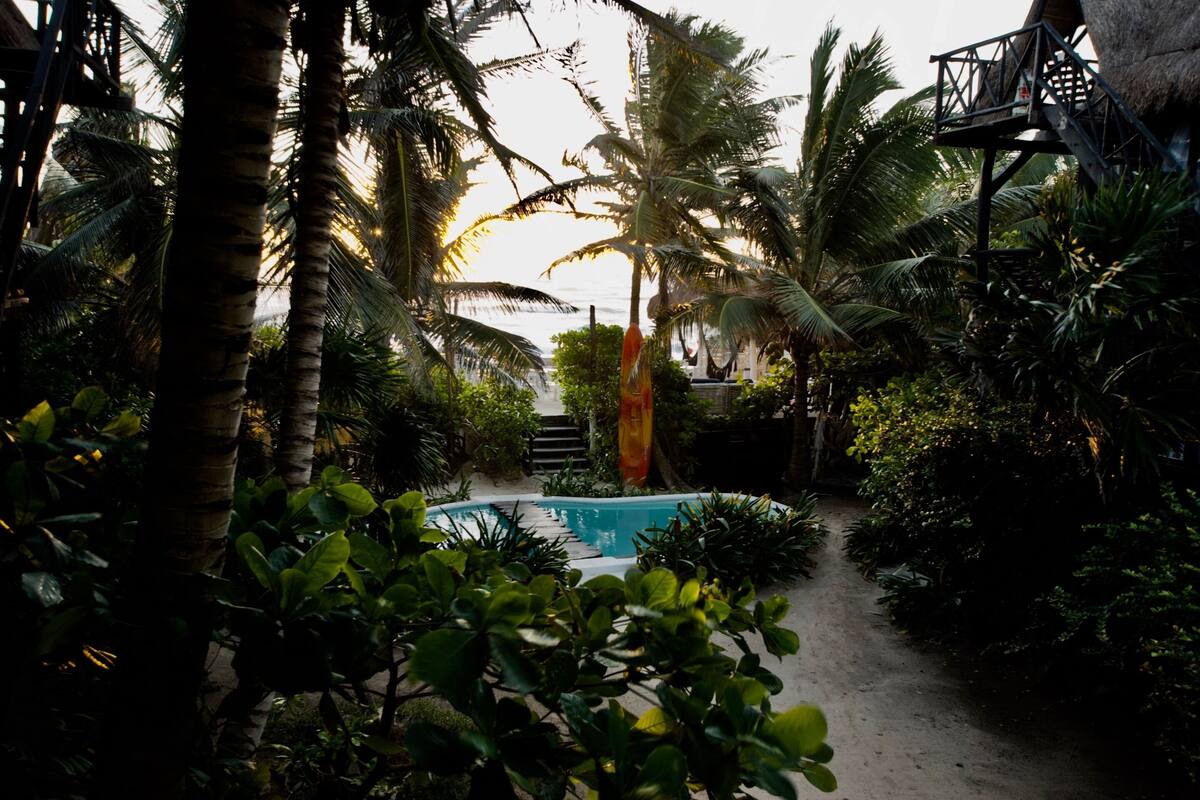 Room, 1 King Bed, Pool View | View from room