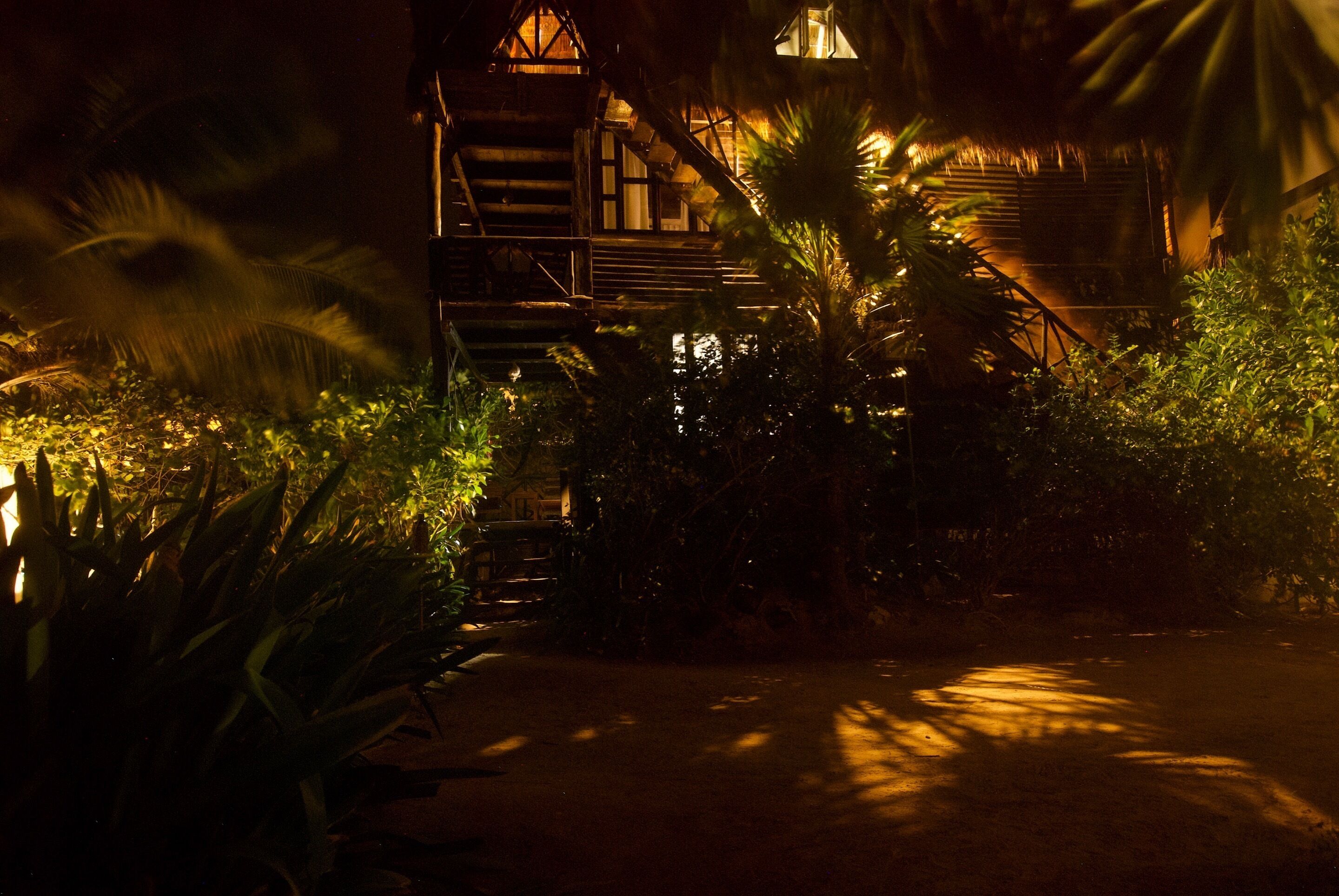 Front of property - evening/night