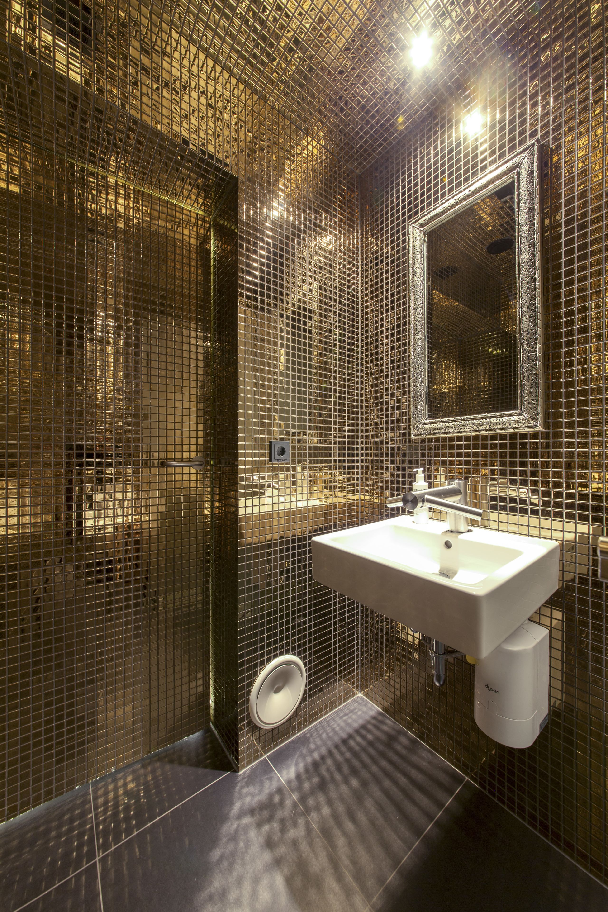 comfort double room | bathroom | designer toiletries, hair dryer, towels