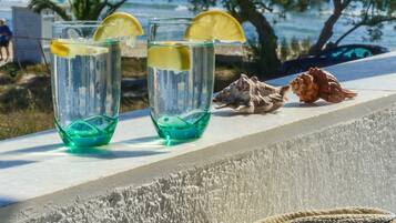 Family Apartment, 2 Bedrooms, Beach View | Terrace/patio