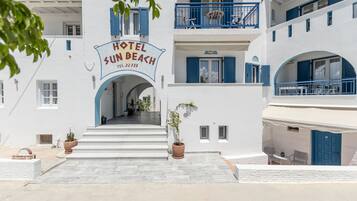 Voorkant van accommodatie