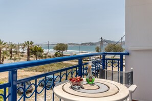 Basic Studio, Ocean View (2 Adults) | Terrace/patio - Sun Beach Hotel (Naxos)