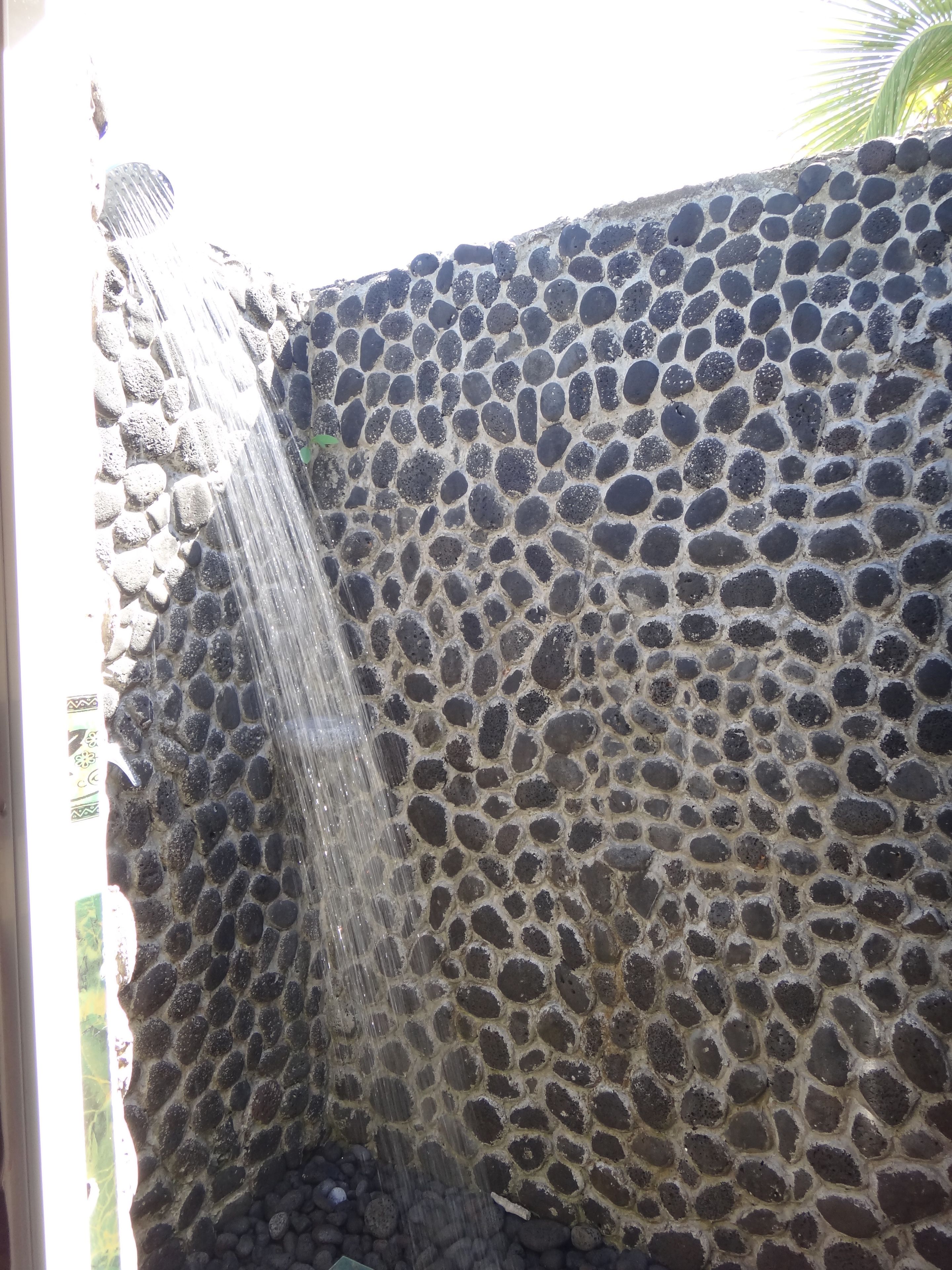 deluxe double room | bathroom | shower, rainfall showerhead, towels