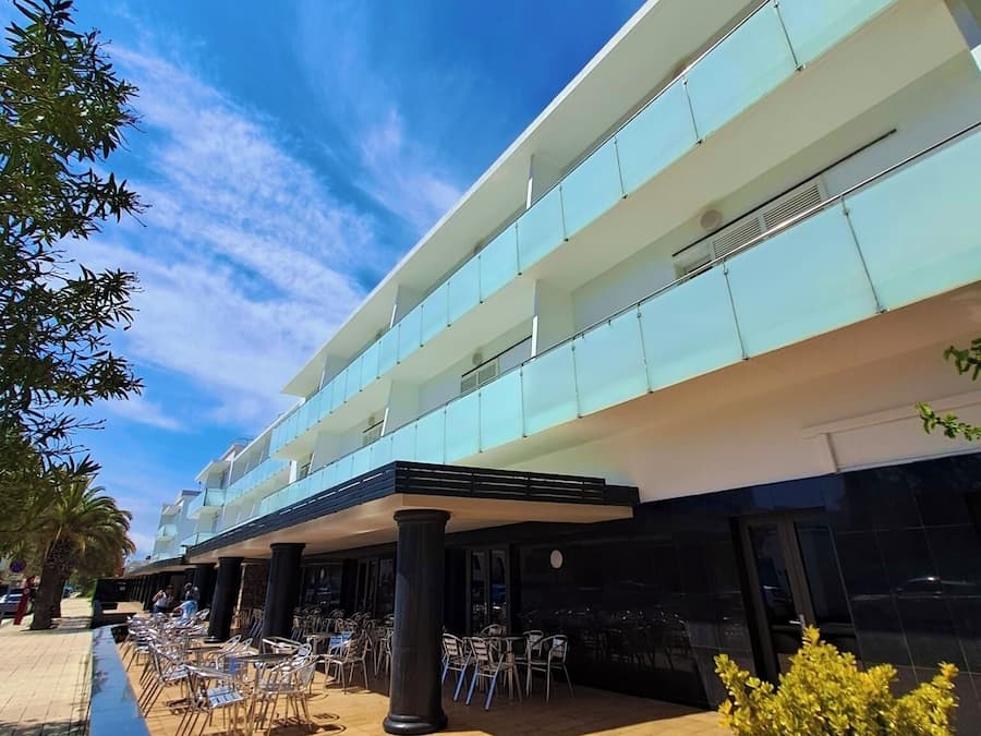 Overnatningsstedets facade