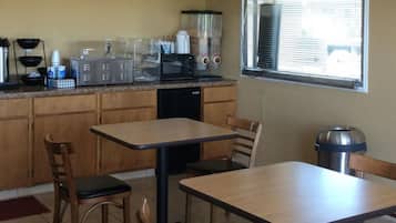 Kontinental frokost er inkludert