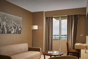 Executive Suite, 2 Bedrooms | Living area | LCD TV