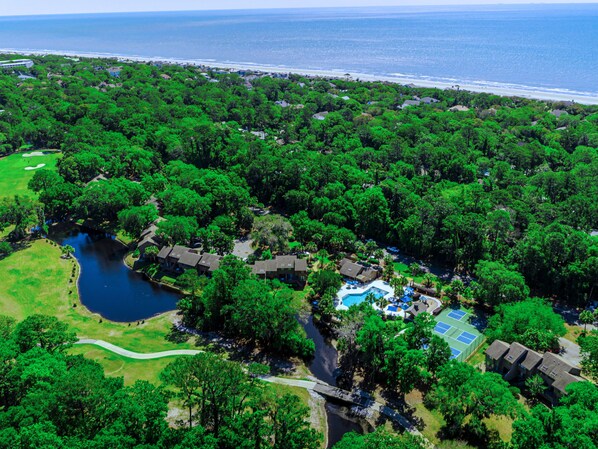 Aerial view - Spinnaker At Shipyard (Hilton Head Island)