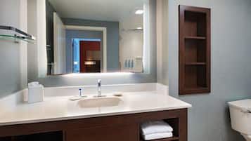 Suite, 1 Bedroom | Bathroom | Designer toiletries, hair dryer, towels, soap