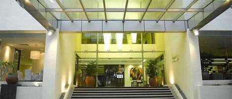 Entrée de l’hébergement