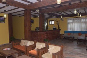 Sala de estar en el lobby