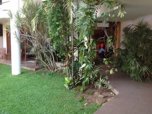 Entrada al alojamiento