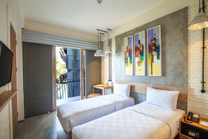 Deluxe Balcony Pool View | 1 bedroom, desk, iron/ironing board, free WiFi