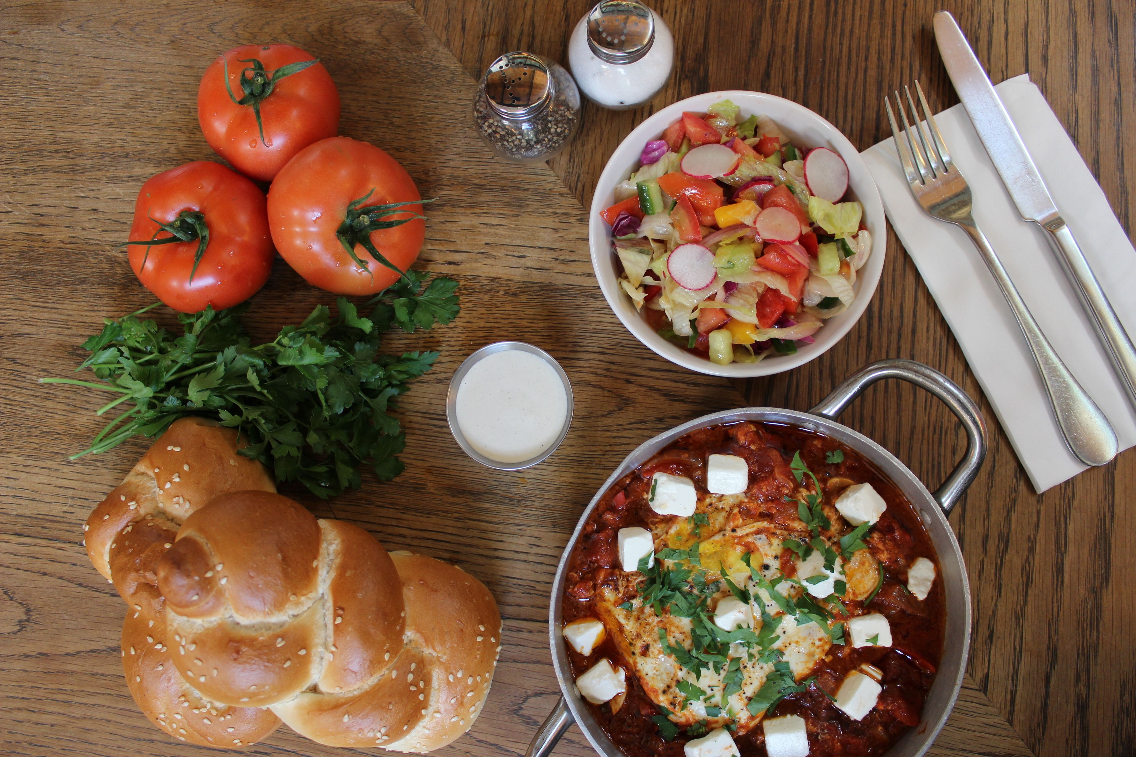 daily cooked-to-order breakfast (ils 55 per person)