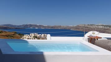 Suite ejecutiva, vista al mar (private plunge pool) | Terraza o patio