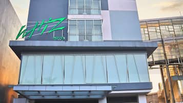 Voorkant van accommodatie