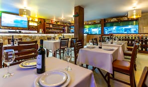 Mediterranean cuisine, sea views