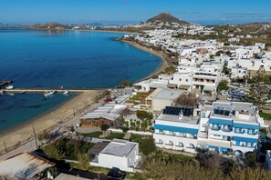 Front of property - Agia Anna Hotel (Naxos)
