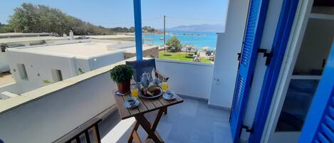 Chambre Double Romantique, vue mer | Vue depuis le balcon