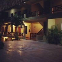 Front of property - evening/night