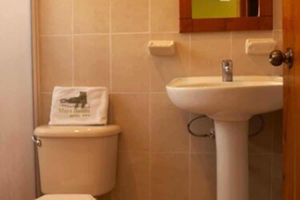 superior room | bathroom | shower, towels