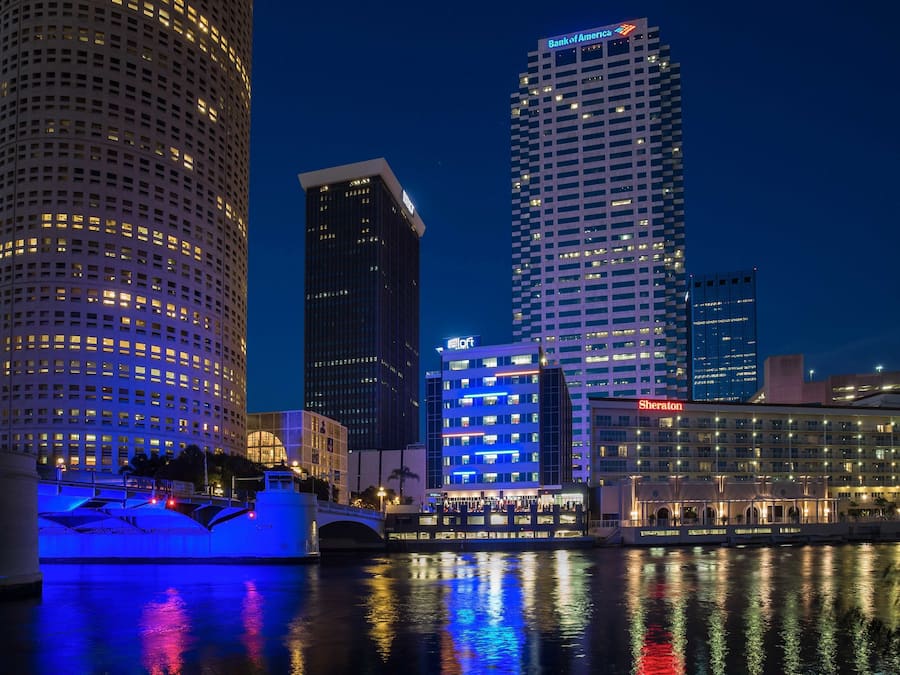 Front of property - evening/night