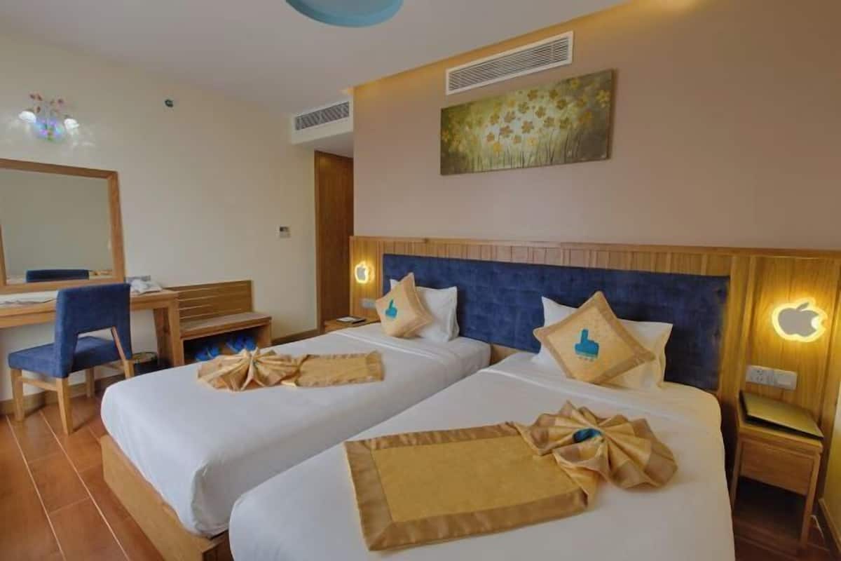 Select Comfort beds, minibar, in-room safe, individually furnished