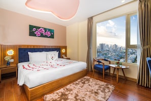 Chambre Double Deluxe, vue partielle sur l'océan | Vue sur la ville