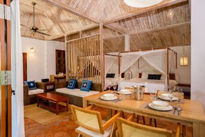 Family Room, 1 Bedroom, Garden View, Garden Area | Living area | Flat-screen TV