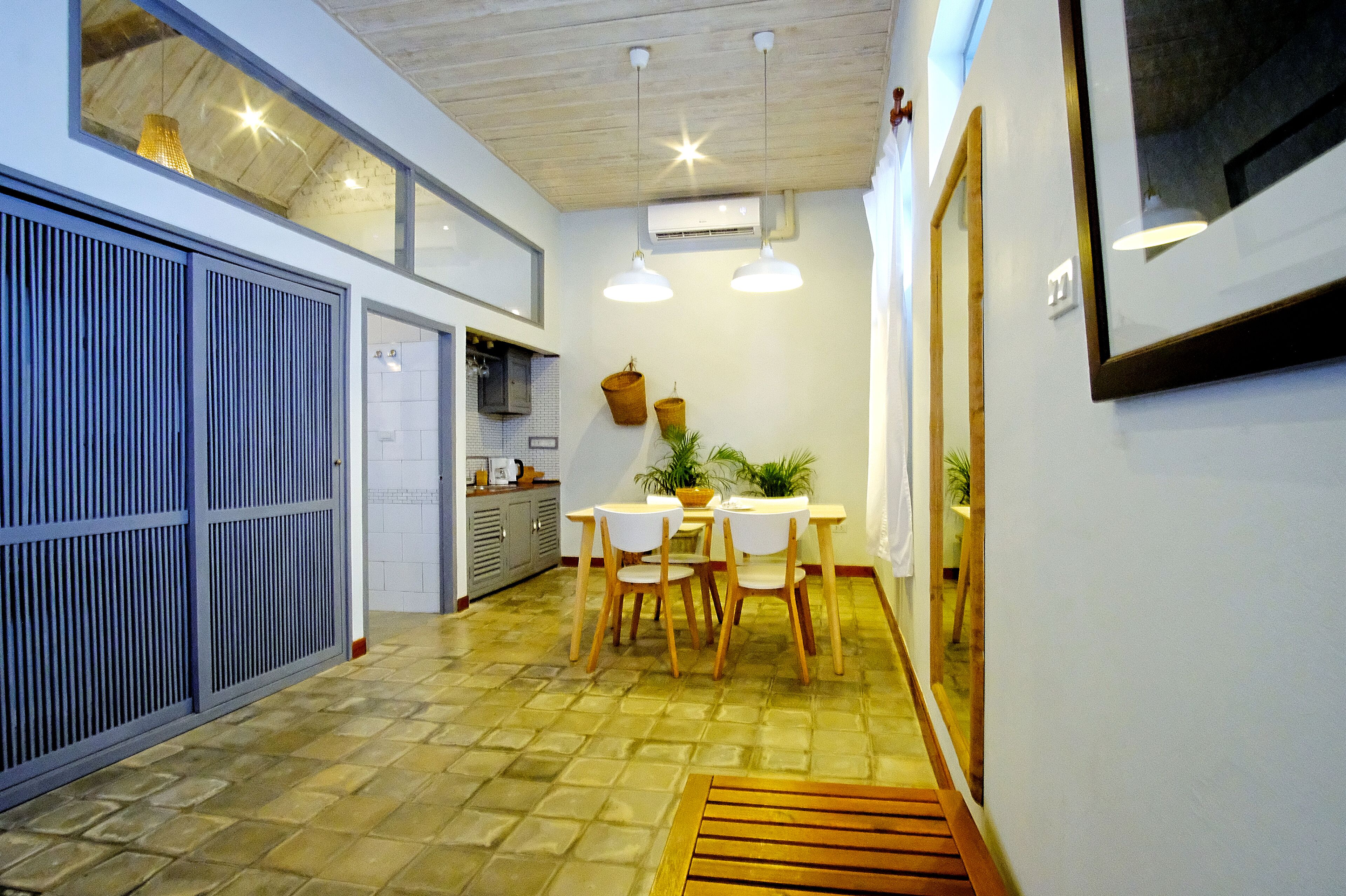 private pool villa, 1 king bed, pool view - free airport return transfer | living area | flat-screen tv