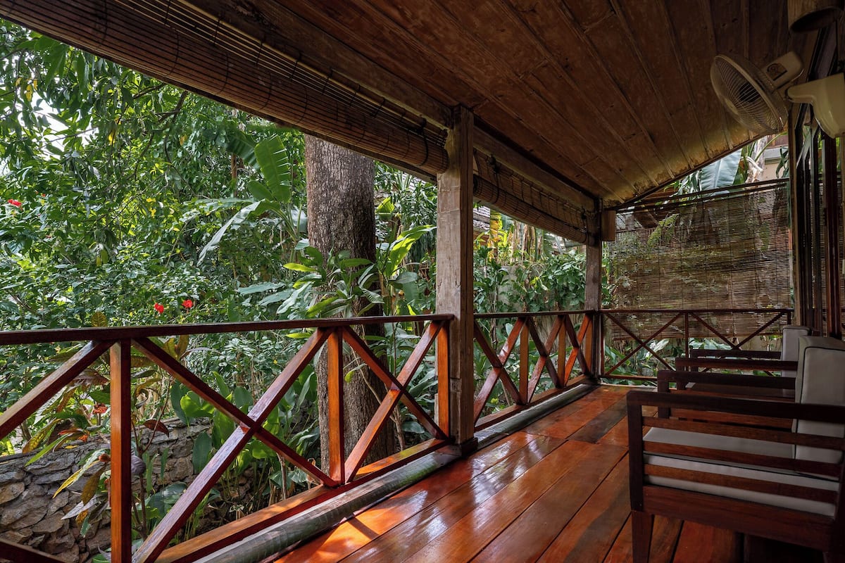 Private Garden Boutique Villa | Minibar, in-room safe, desk, laptop workspace