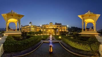 Front of property - evening/night